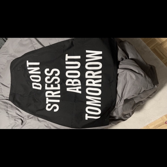 Don’t stress about tomorrow graphic skirt - Picture 4 of 4